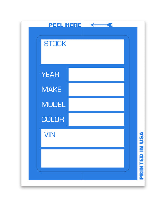 Kleer-Bak Stock Stickers