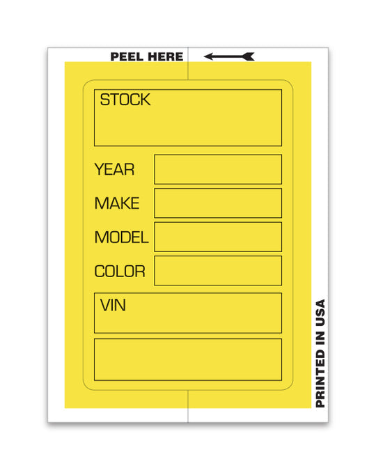 Kleer-Bak Stock Stickers