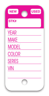 Top Stripe Key Tags