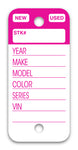 Top Stripe Key Tags
