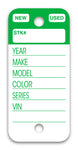 Top Stripe Key Tags