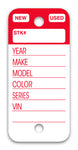 Top Stripe Key Tags