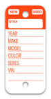 Top Stripe Key Tags
