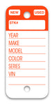 Top Stripe Key Tags