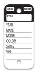 Top Stripe Key Tags