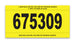 Stock Number Mini Signs - Imprinted