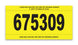 Stock Number Mini Signs - Imprinted