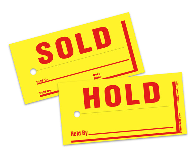 Sold/Hold Tags - Mini