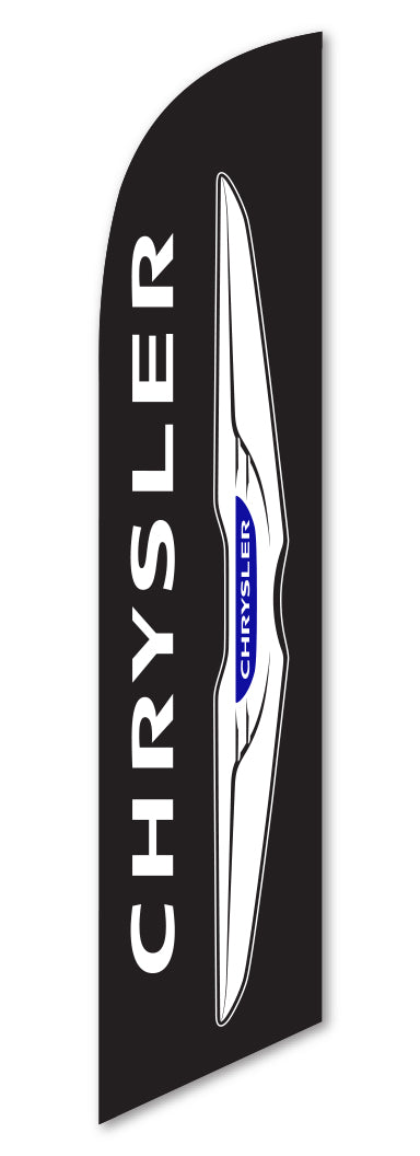 Swooper Banner - CHRYSLER Black - Qty. 1