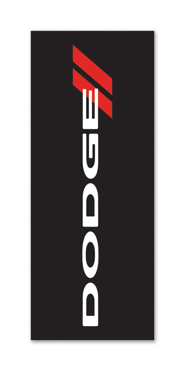 Flat Top Swooper Banner - DODGE LRG - Qty. 1