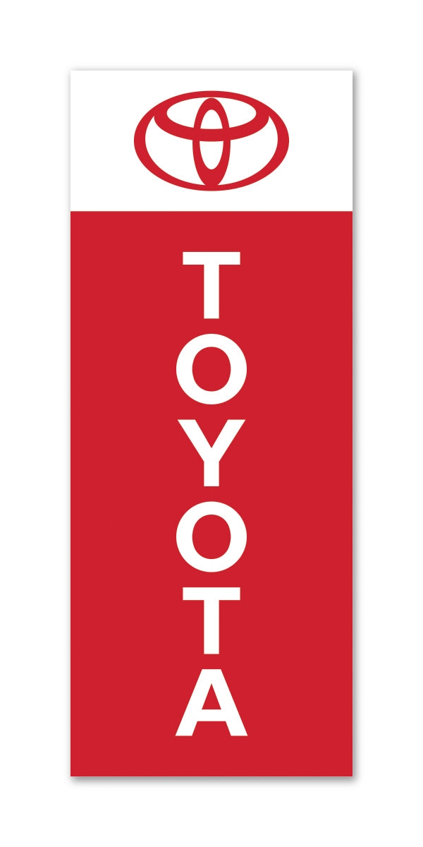 Flat Top Swooper Banner - TOYOTA LRG - Qty. 1