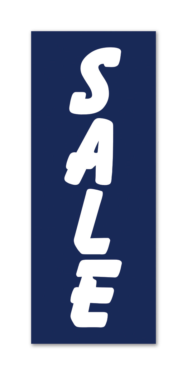 Flat Top Swooper Banner - BLUE SALE LRG - Qty. 1