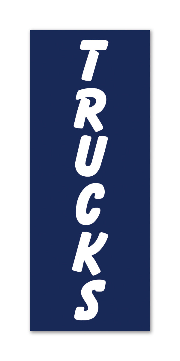 Flat Top Swooper Banner - TRUCKS LRG - Qty. 1