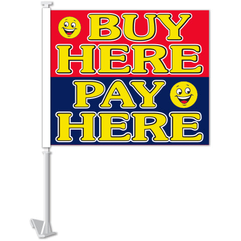 Clip-On Window Flags - Standard