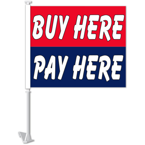 Clip-On Window Flags - Standard