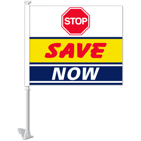 Clip-On Window Flags - Standard