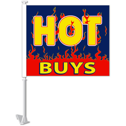 Clip-On Window Flags - Standard