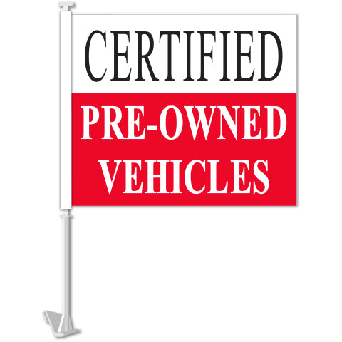 Clip-On Window Flags - Standard