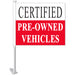 Clip-On Window Flags - Standard