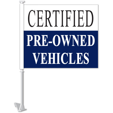 Clip-On Window Flags - Standard