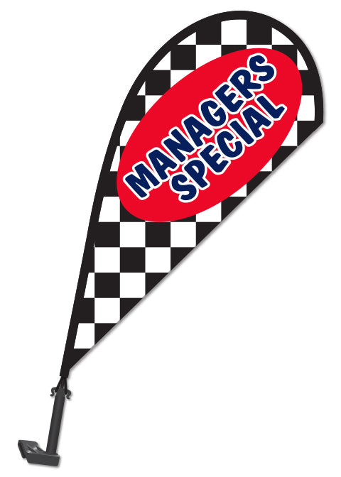 Clip-On Paddle Flags