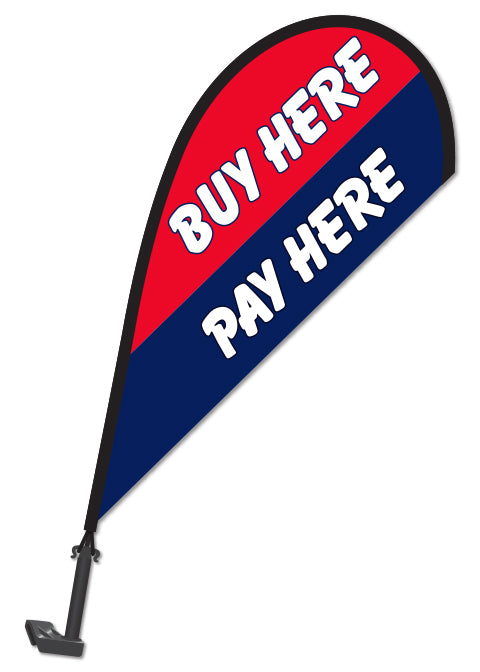 Clip-On Paddle Flags