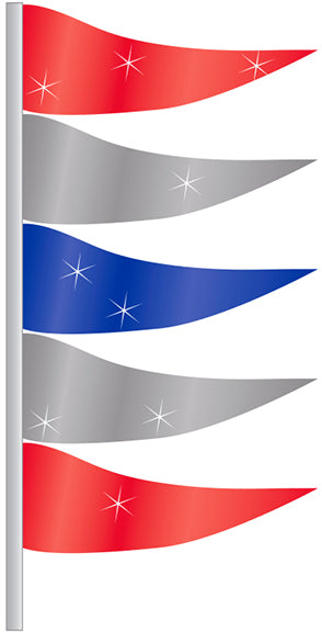 Antenna Flags - Metallic