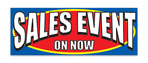Banner - 12' x 4 1/2" - Sales Event - Qty. 1