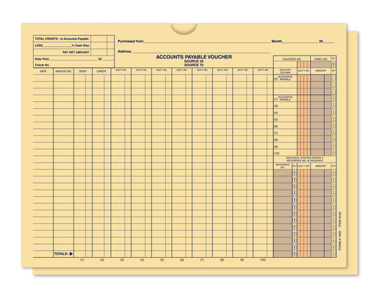 Accounts Payable Voucher Envelopes - Automated Accounting Style (Packs of 500)