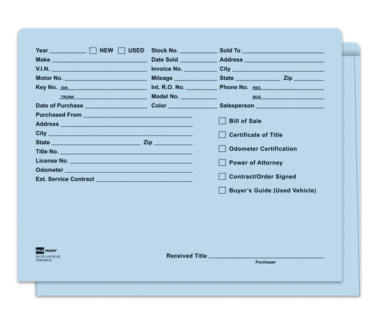 Heavy Duty Deal Envelopes (Deal Jackets) - Printed [Packs of 100]