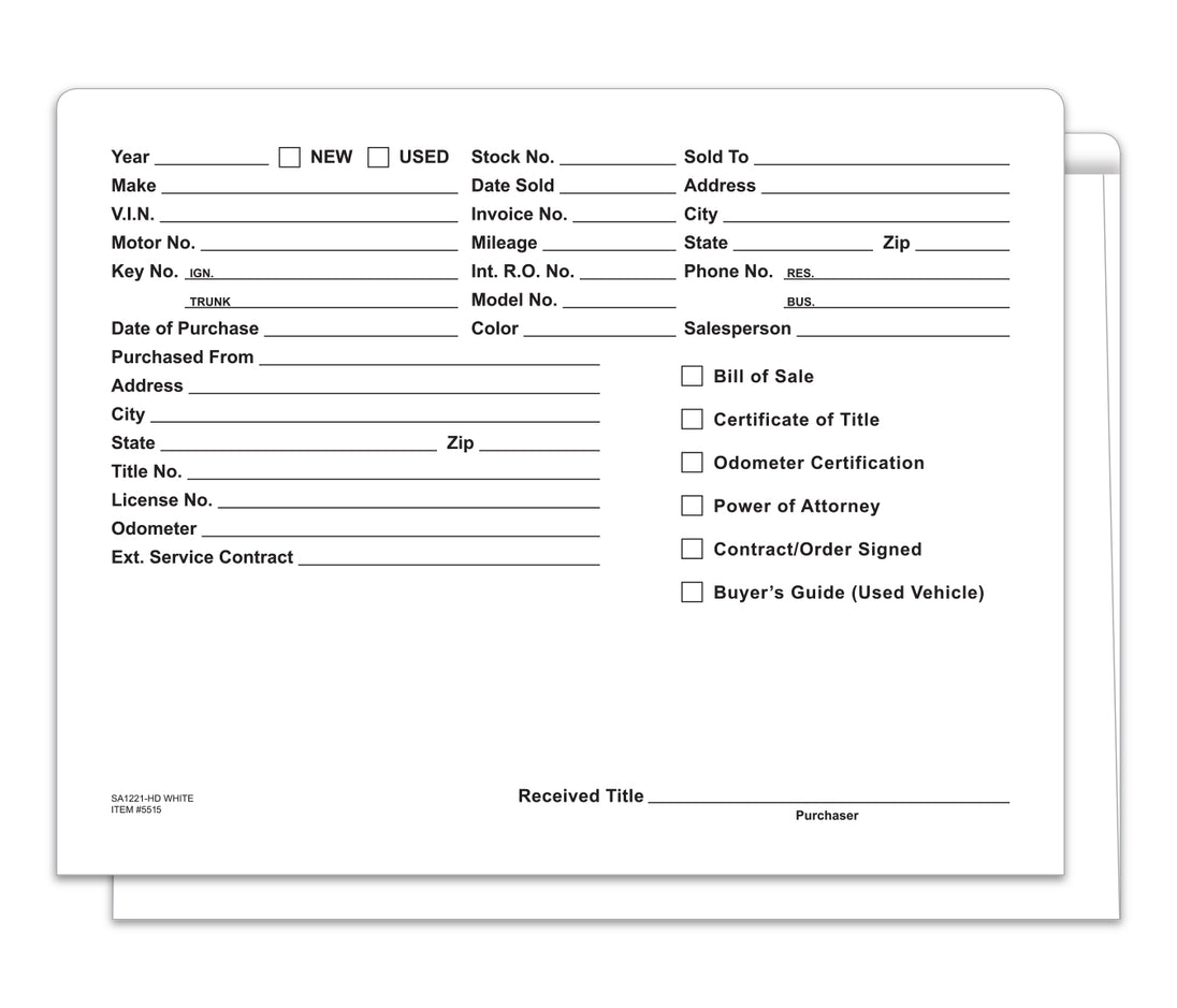 Heavy Duty Deal Envelopes (Deal Jackets) - Printed [Packs of 500]