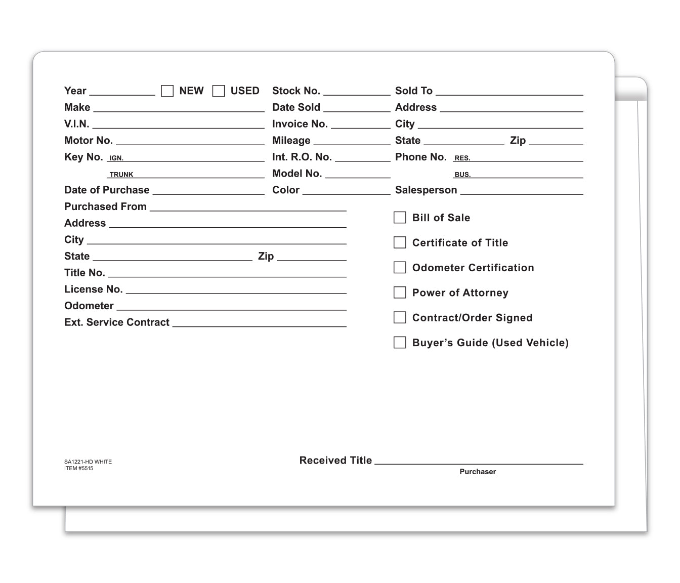 Heavy Duty Deal Envelopes (Deal Jackets) - Printed [Packs of 500]