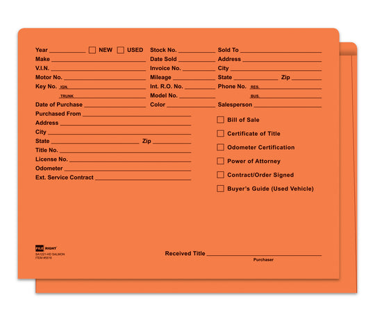 Heavy Duty Deal Envelopes (Deal Jackets) - Printed [Packs of 100]