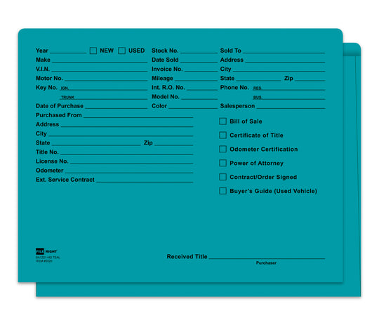 Heavy Duty Deal Envelopes (Deal Jackets) - Printed [Packs of 100]