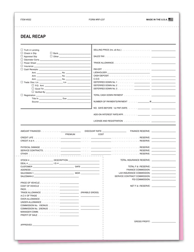 Deal Recap