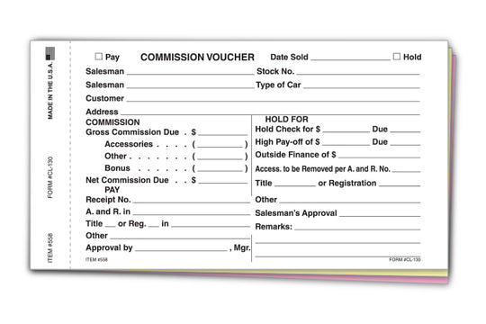 Commission Voucher Gross/Net