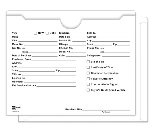 Ultra heavy Duty Deal Jackets - Printed (Packs of 100)
