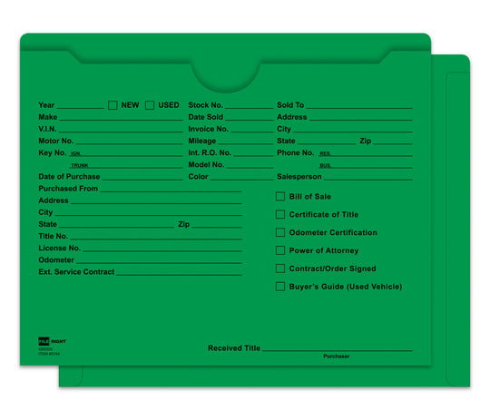 Ultra heavy Duty Deal Jackets - Printed (Packs of 100)
