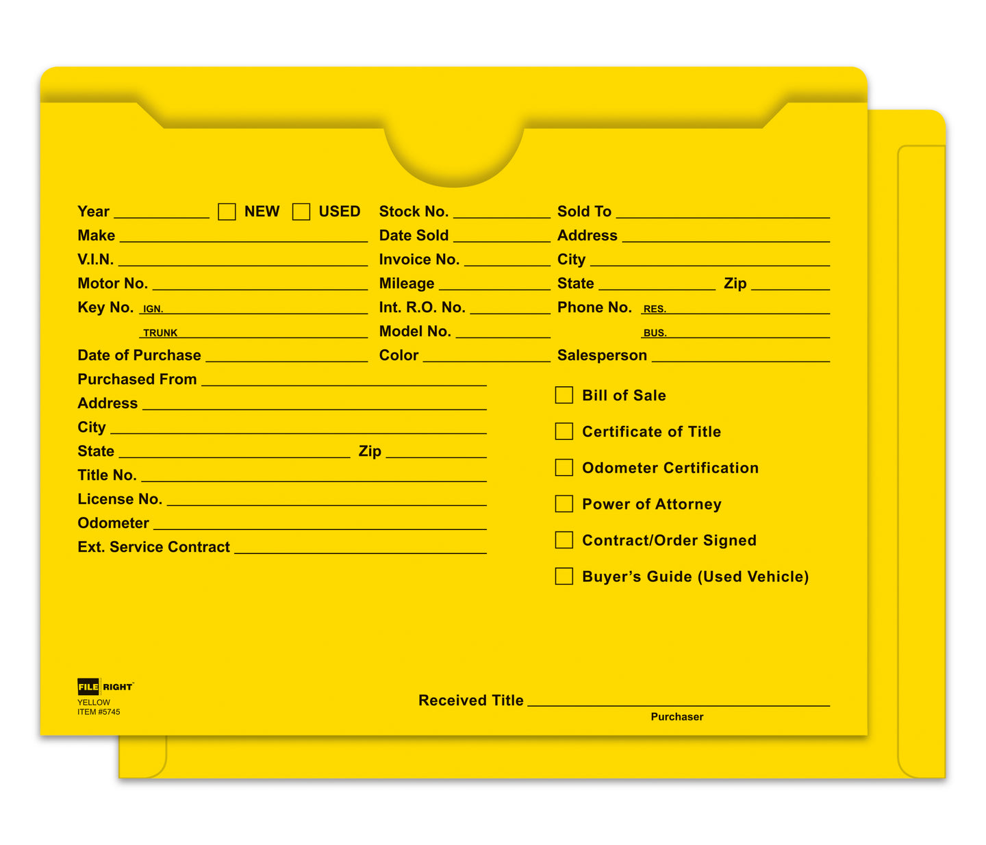 Ultra heavy Duty Deal Jackets - Printed (Packs of 100)