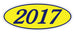 Oval Year Window Stickers