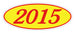 Oval Year Window Stickers
