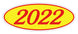 Oval Year Window Stickers