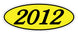 Oval Year Window Stickers