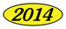 Oval Year Window Stickers