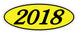 Oval Year Window Stickers