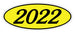 Oval Year Window Stickers