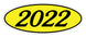 Oval Year Window Stickers