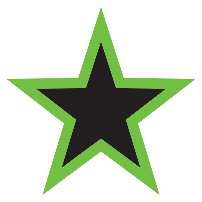5" Star Window Stickers