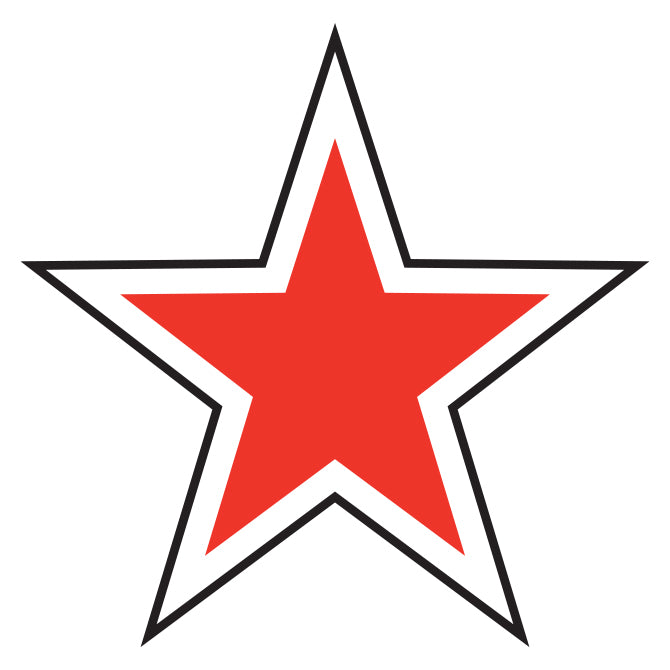 5" Star Window Stickers