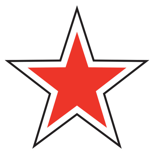 5" Star Window Stickers